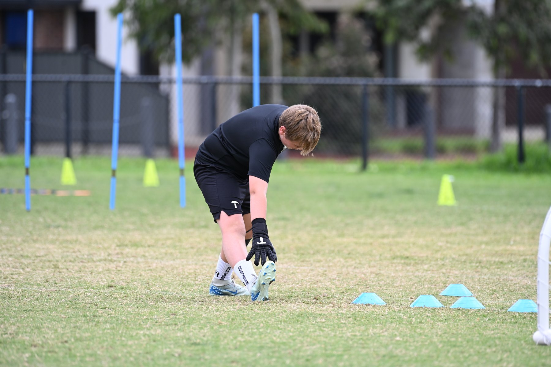 Keeper between drills