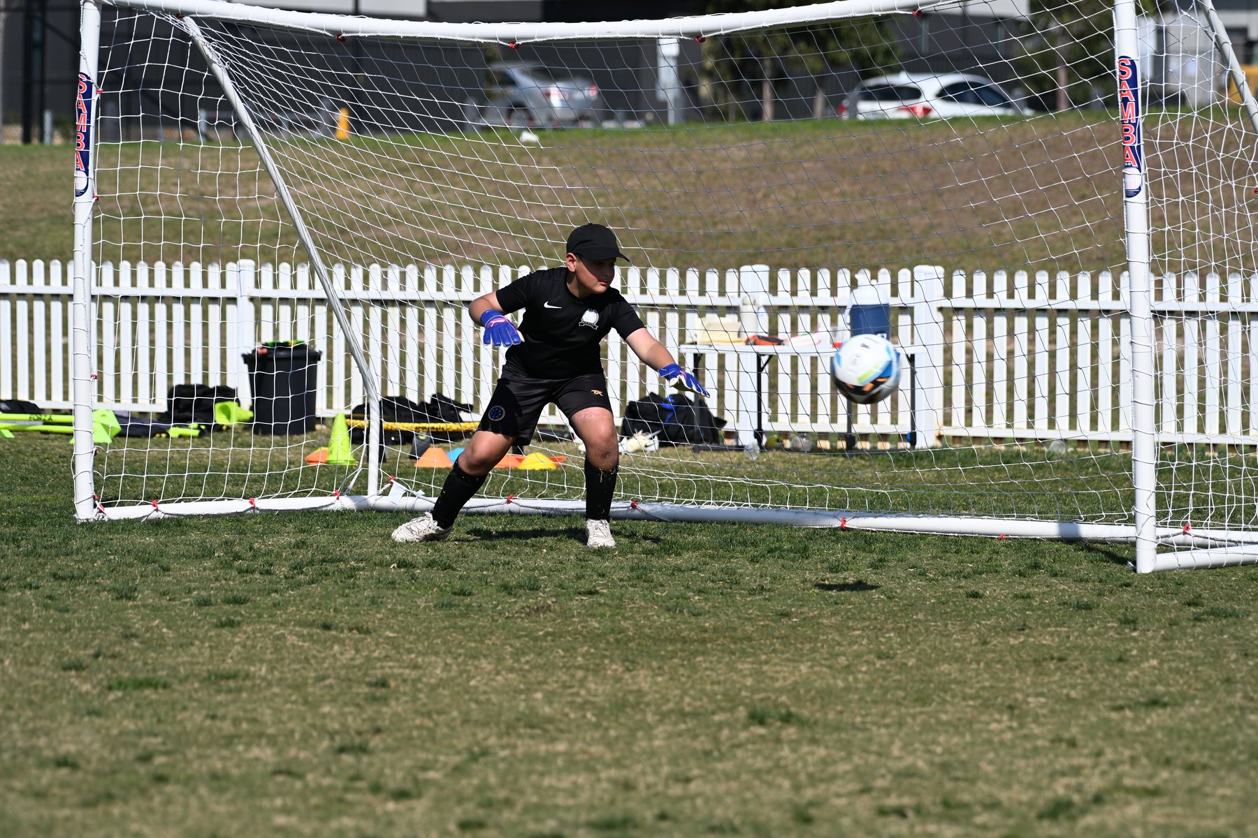 Keeper saving a penalty