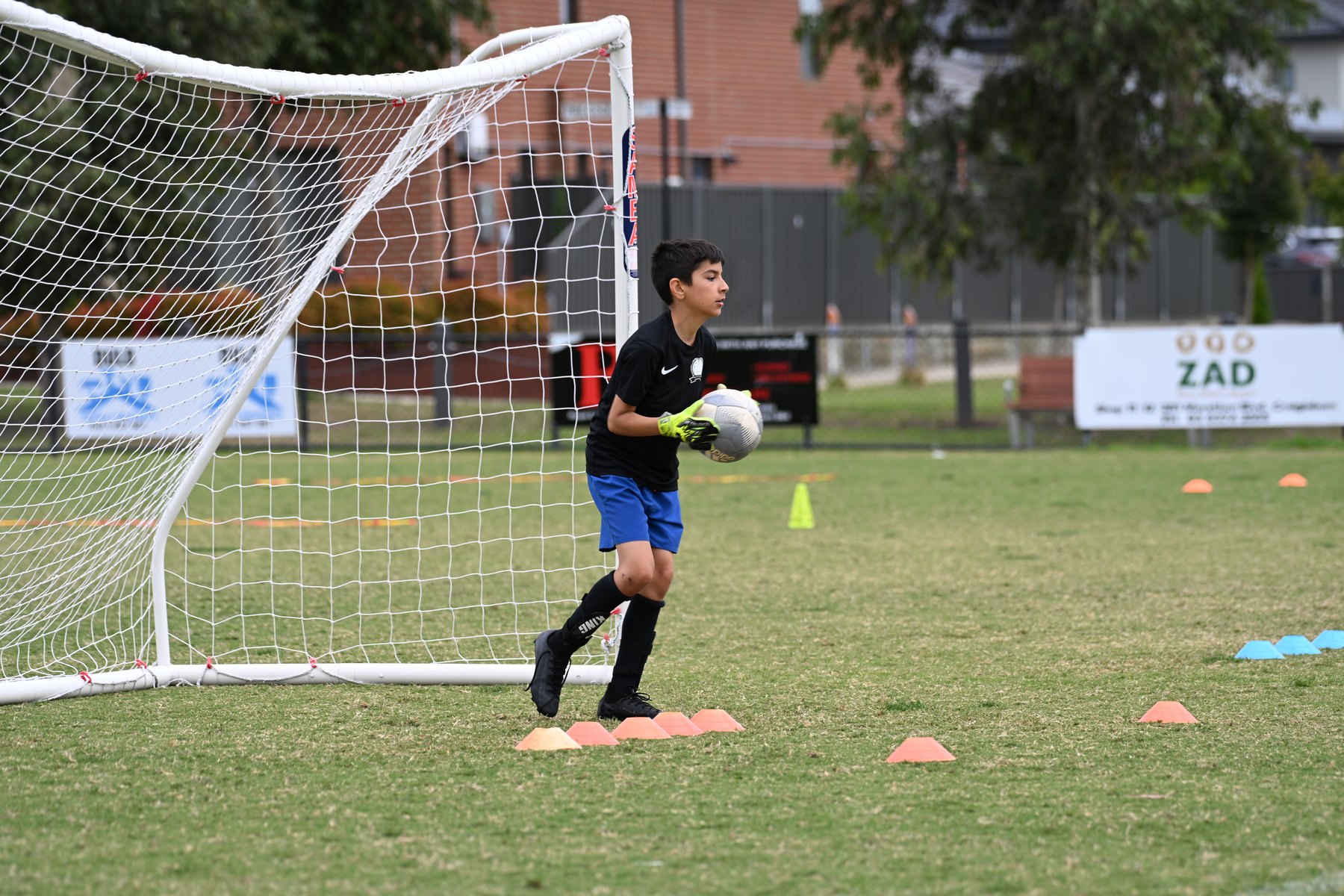Keeper carrying the ball